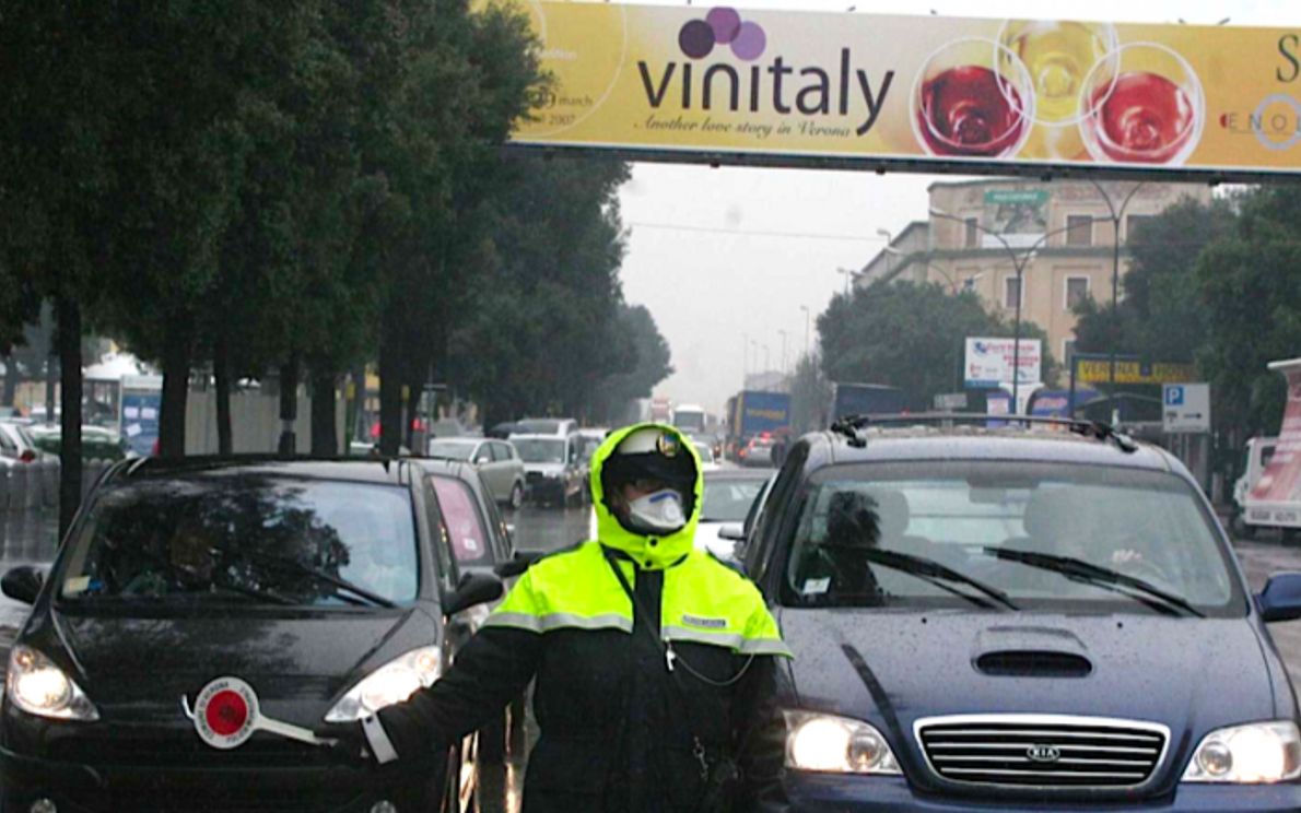 Traffico a Vinitaly
