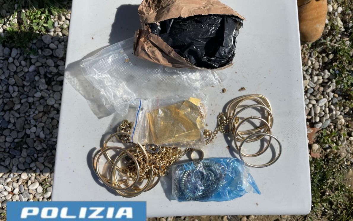I gioielli sequestrati