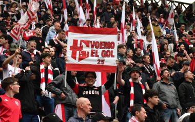 Tifosi padovani a Trieste (foto Boggian)