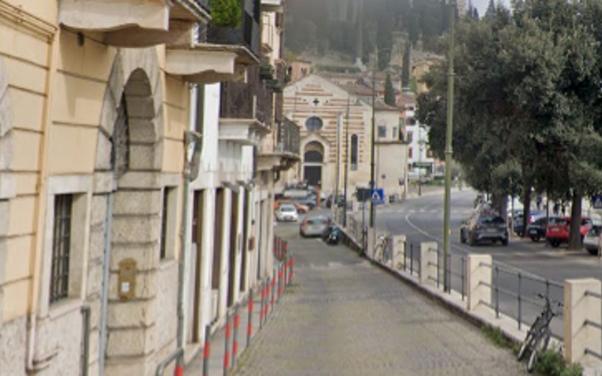 La via dove è avvenuta la rapina