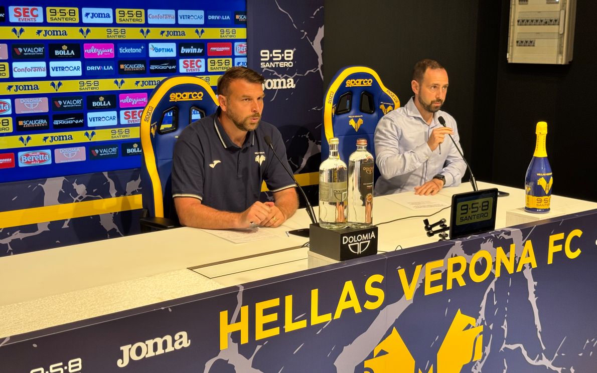 Zanetti in conferenza stampa