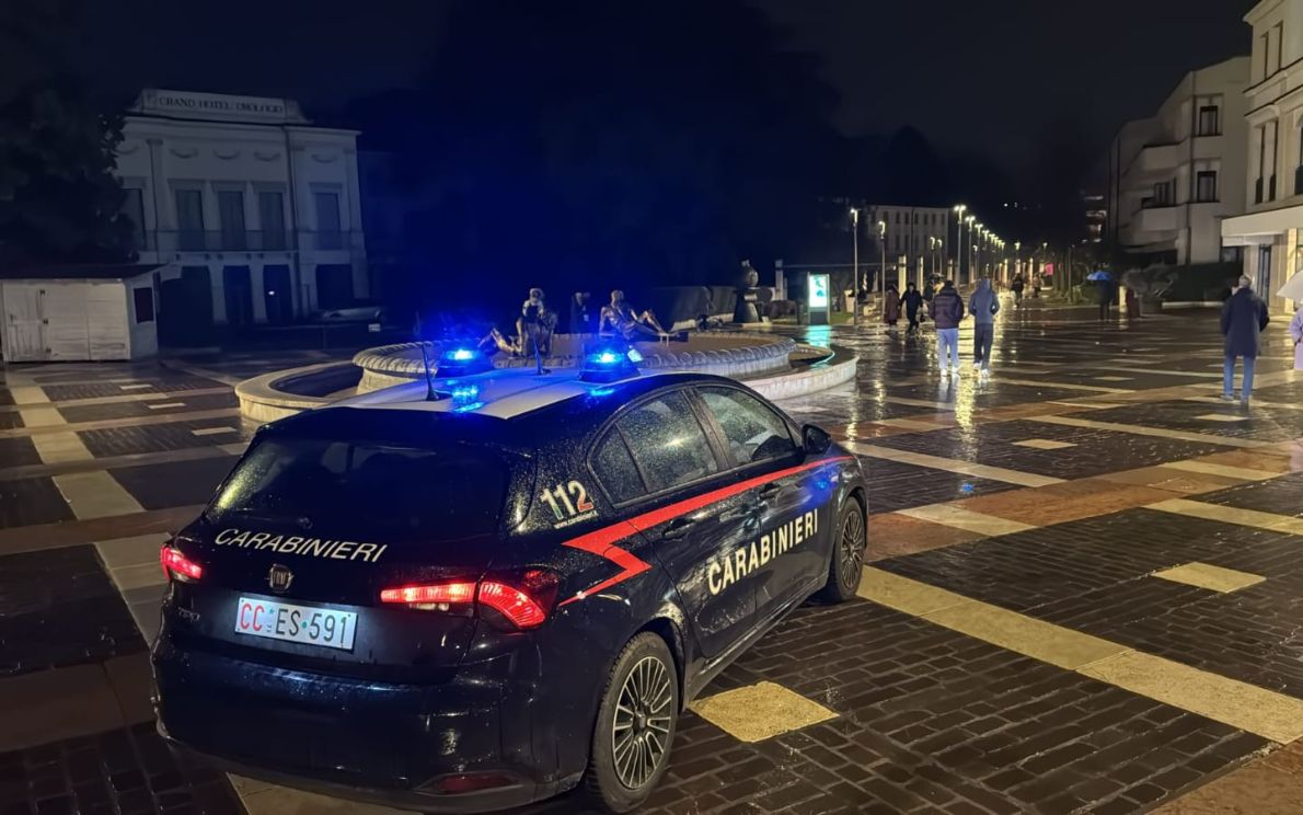 L’intervento dei carabinieri alle Terme