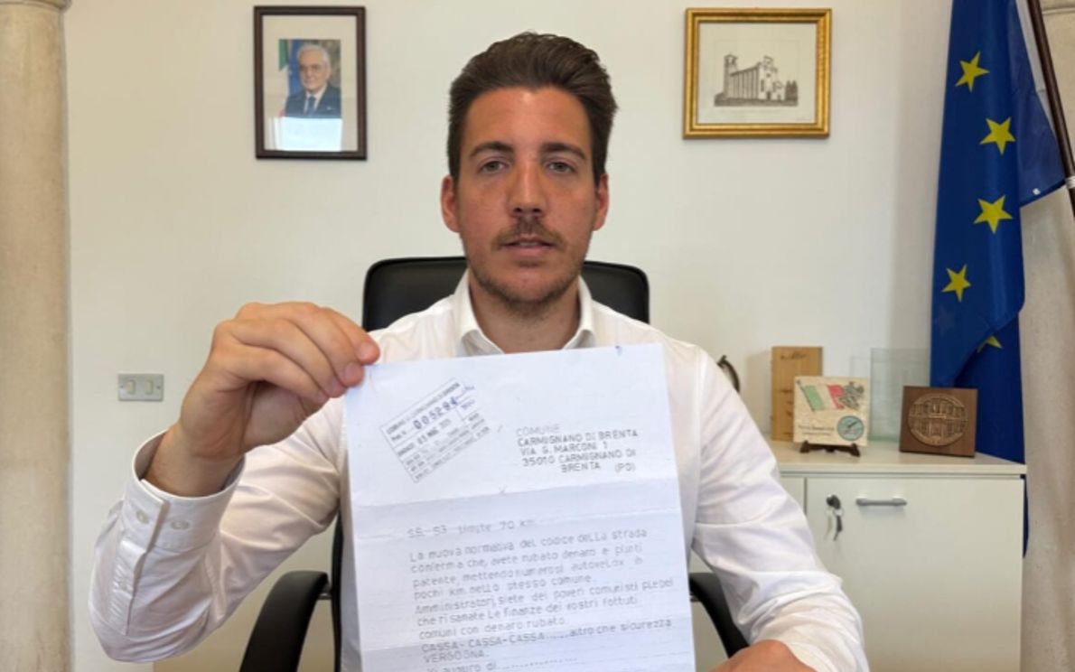 Minacce al sindaco Erik Pasqualon