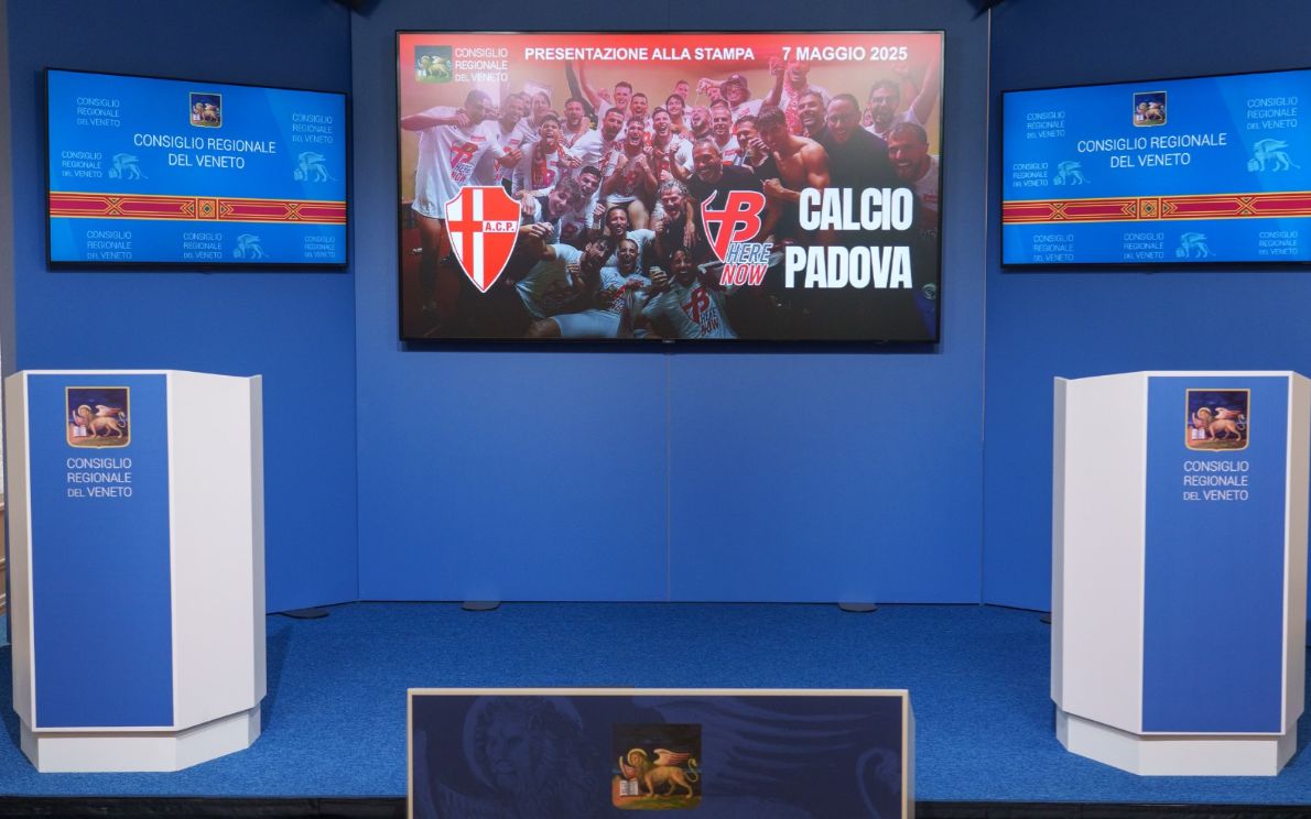 Consiglio Regionale, l’accoglienza per il Padova