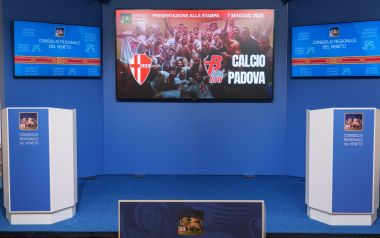 Consiglio Regionale, l’accoglienza per il Padova