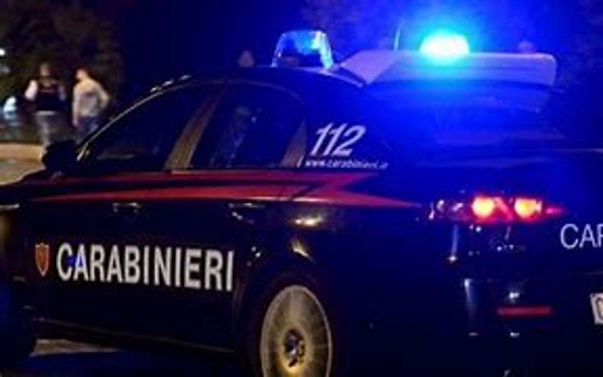 L’intervento dei carabinieri