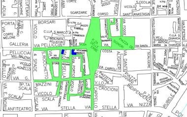 area test rifiuti in centro