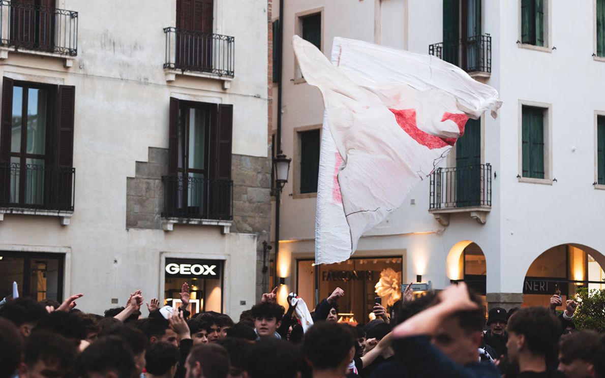 Festa per la B (foto Rilli – Calcio Padova)