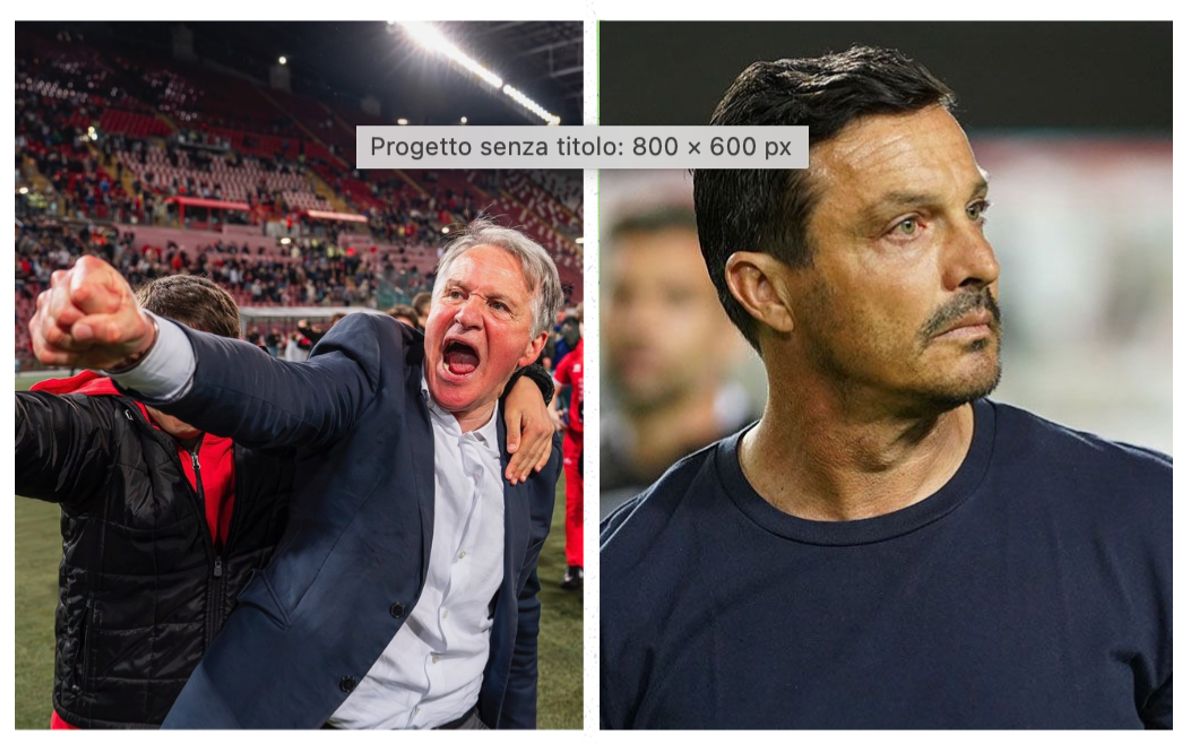 Attilio Tesser e Massimo Oddo (foto Lega Pro)