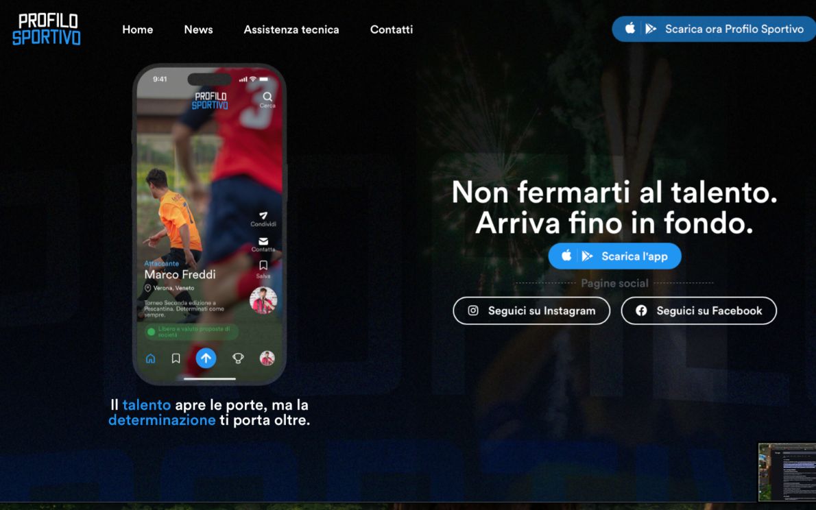Il sito Profilo Sportivo