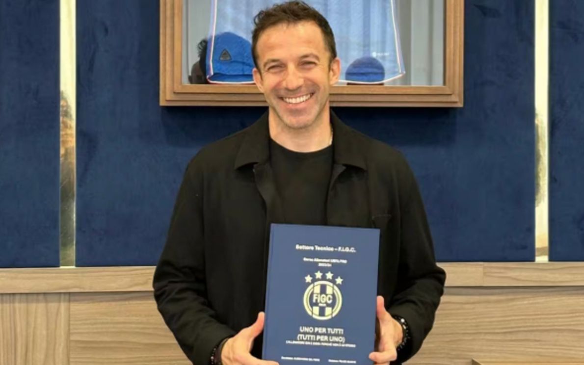 Alex Del Piero diventa allenatore
