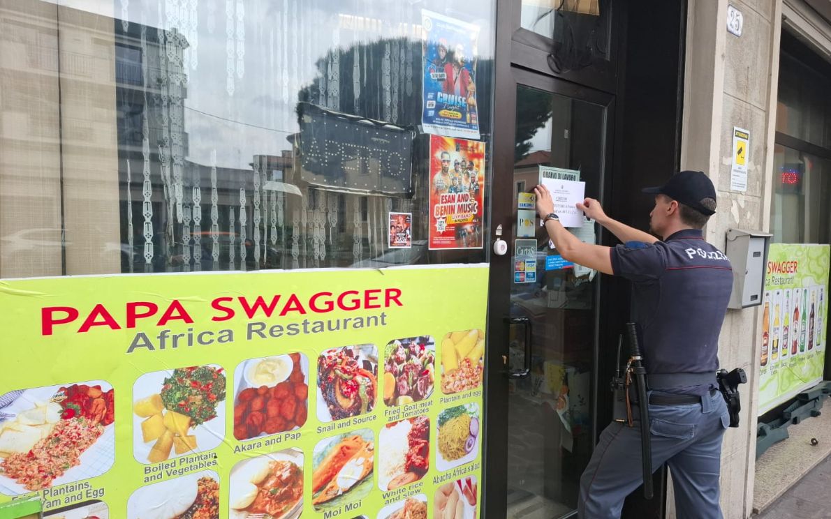 Polizia chiude locale all’Arcella