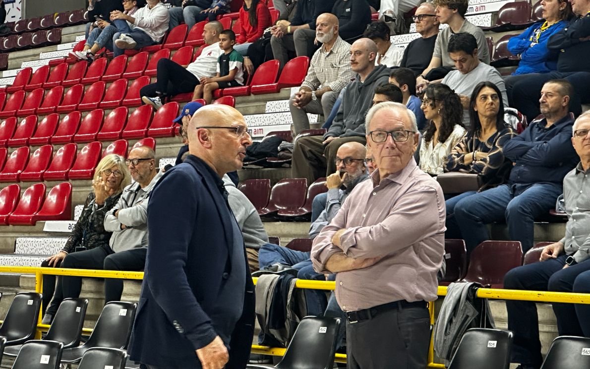 Gianluigi Pedrollo con Salvatore Trainotti