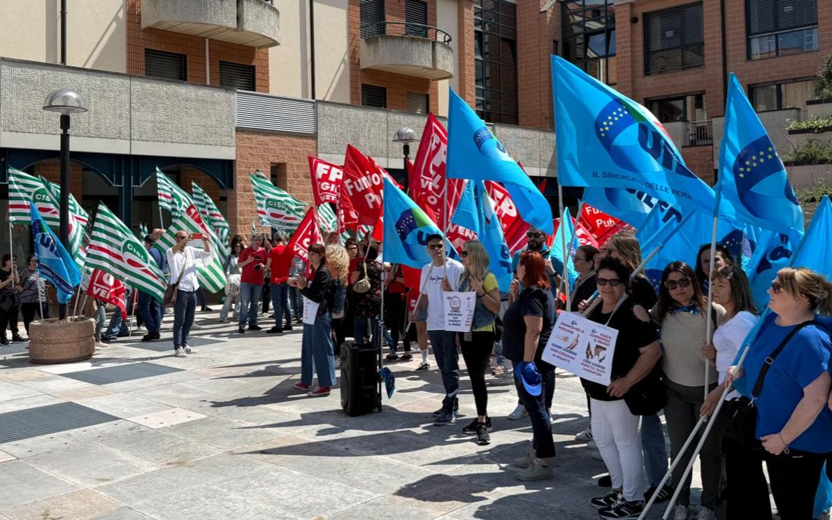 I lavoratori di Codess Sociale in piazza