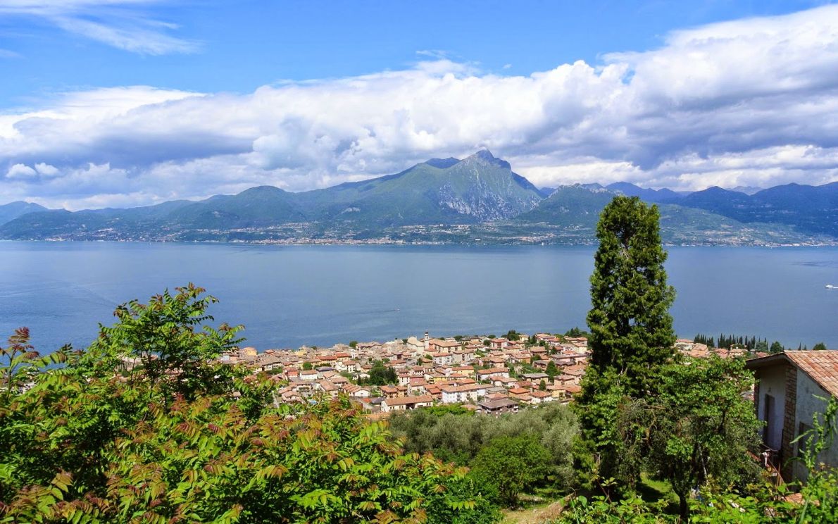 Lago di Garda visto da Albisano