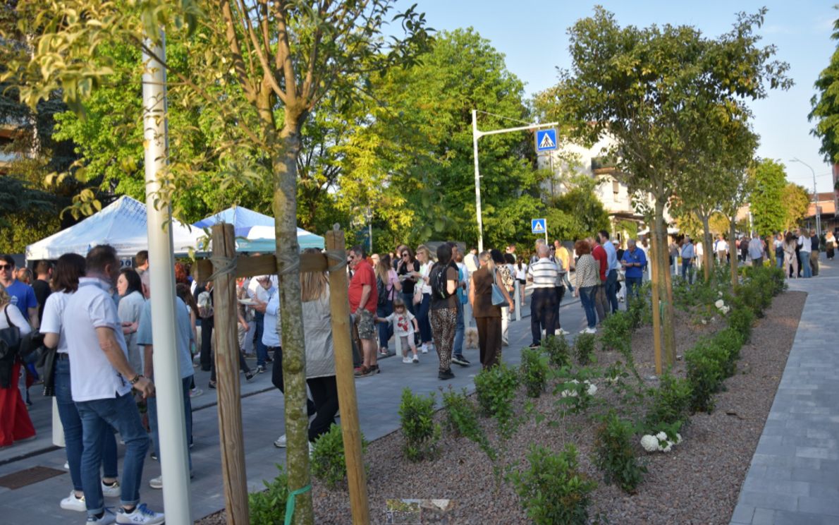 Montegrotto, viale Stazione pedonale