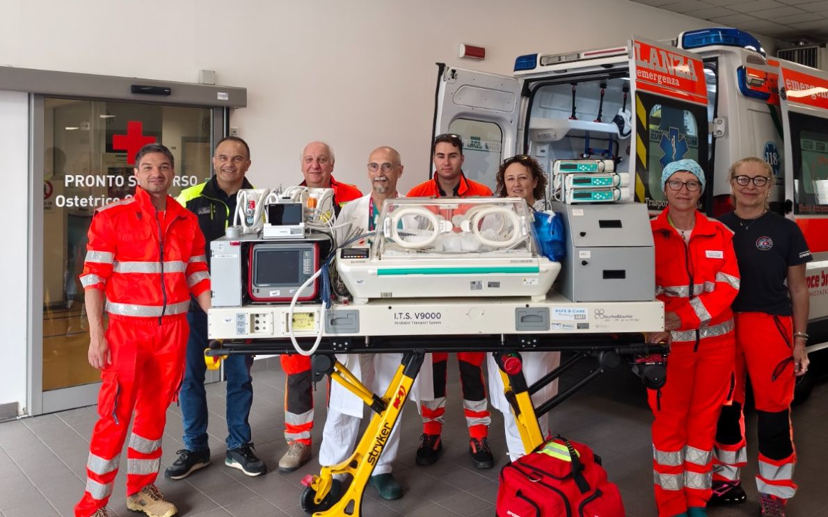 Servizio di trasporto emergenze neonatali
