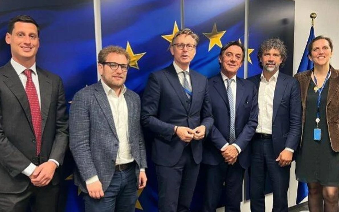 Giordani, Possamai e Tommasi a Bruxelles