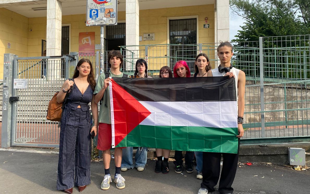 Flashmob per la Palestina