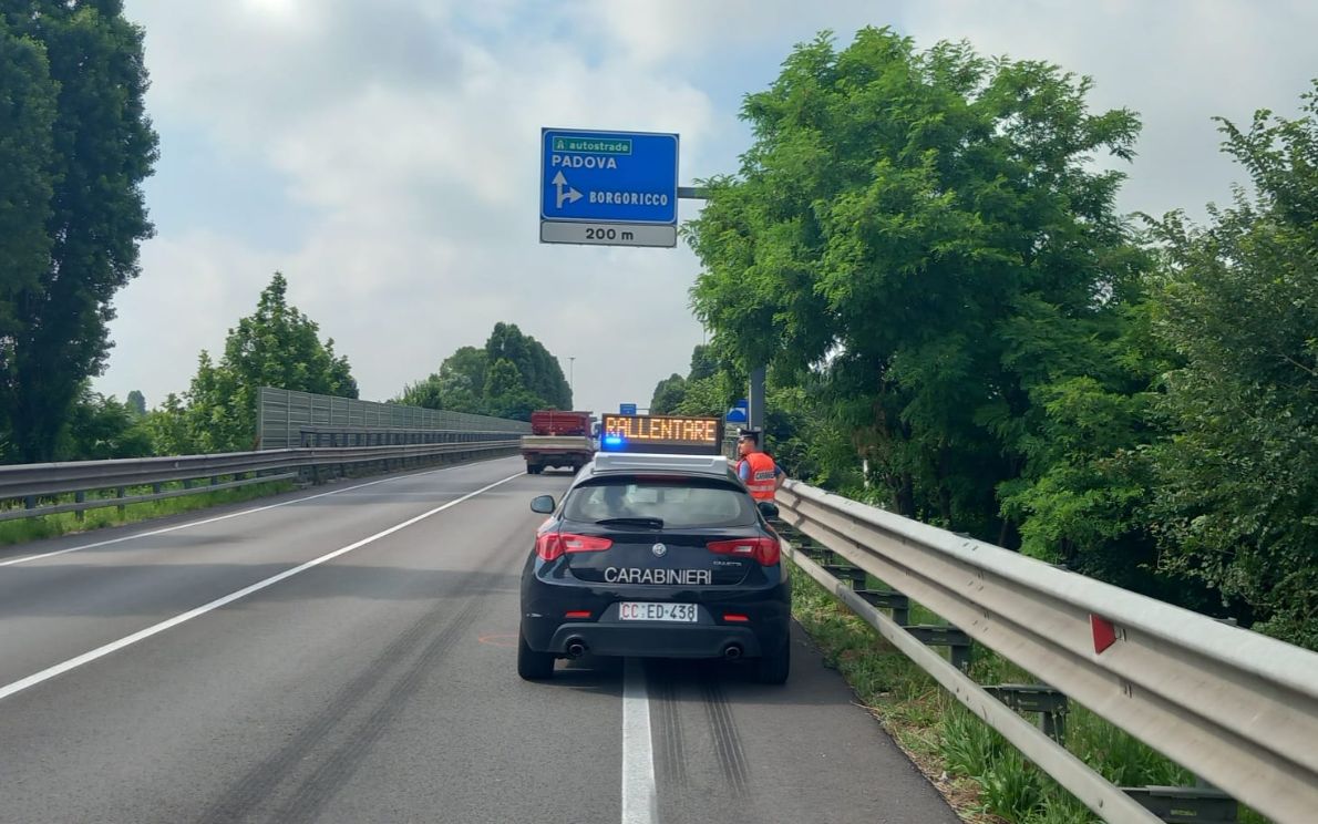Incidente sulla SR 308 del Santo
