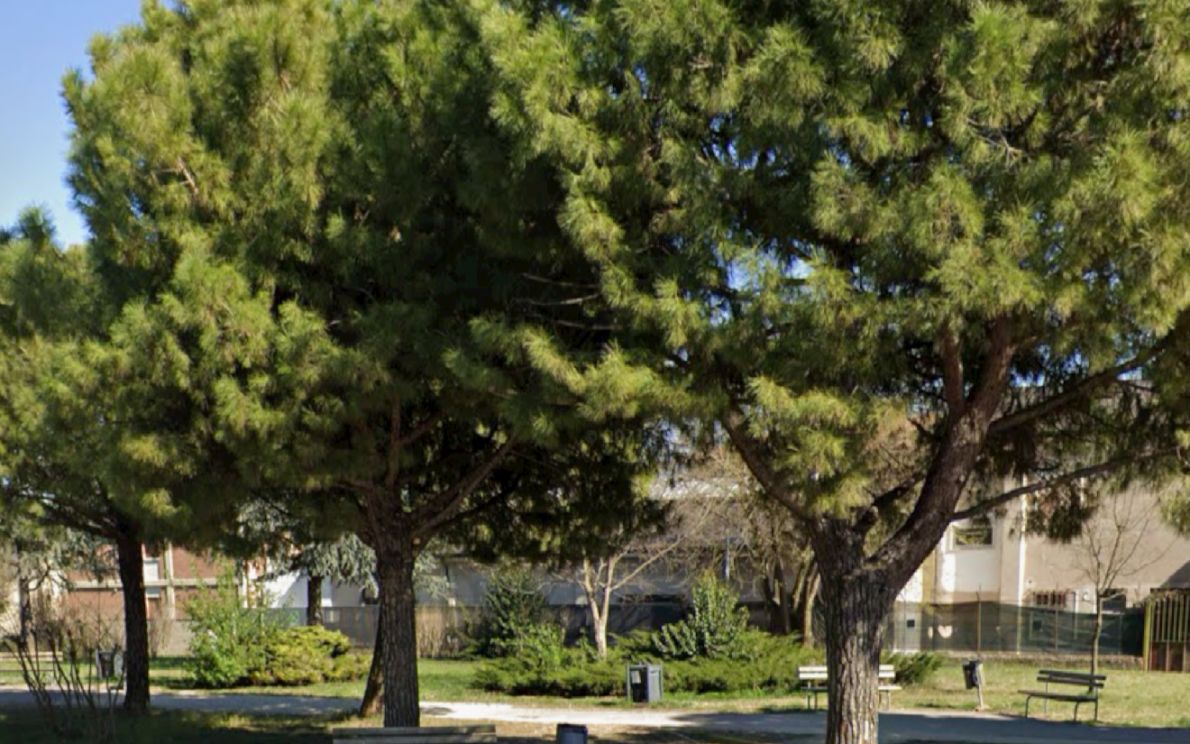 Il parco in via Magenta