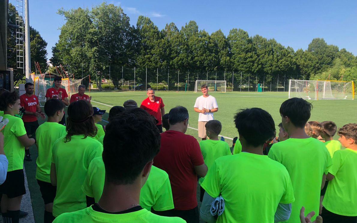 Voltan parla al corso portieri di Cano