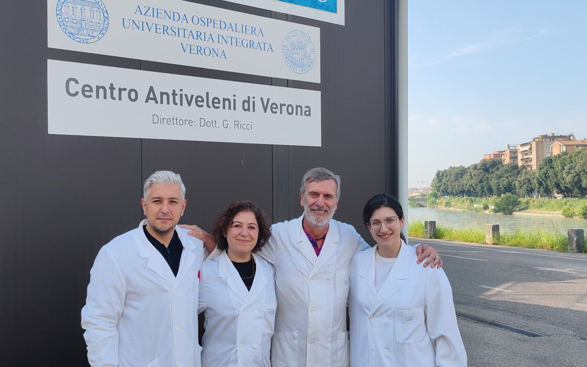 Equipe del centro antiveleni