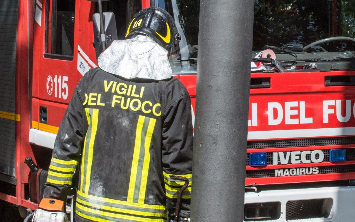 Vigili del fuoco a Colognola