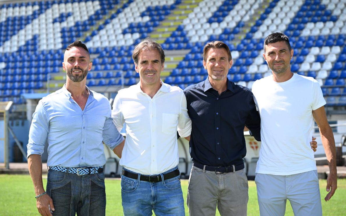 Gorini, Centurioni e lo staff del Treviso