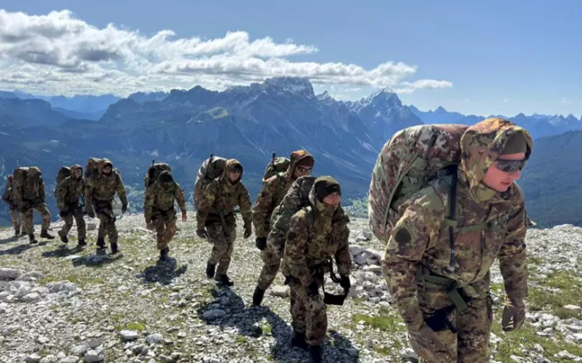 Alpini, esercitazione
