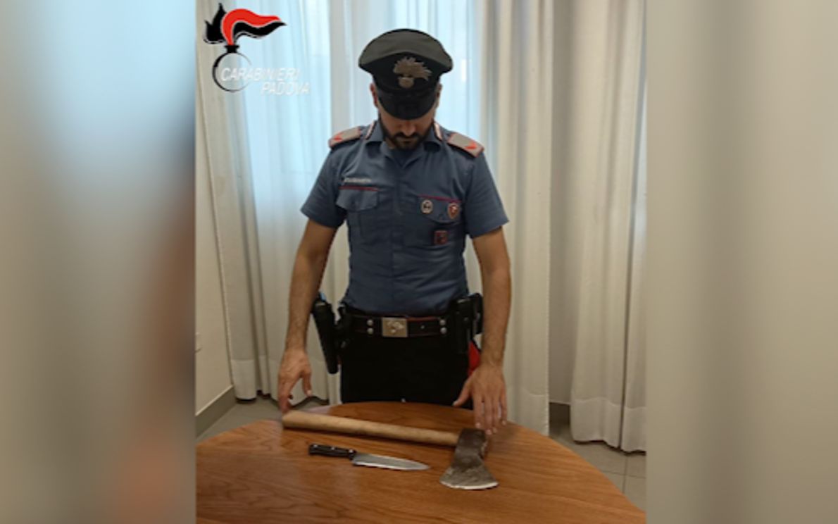 Le armi sequestrate a Grantorto