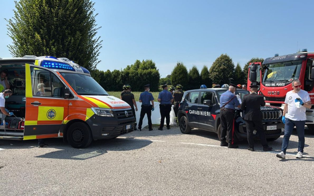 Il posto del ritrovamento a Curtarolo
