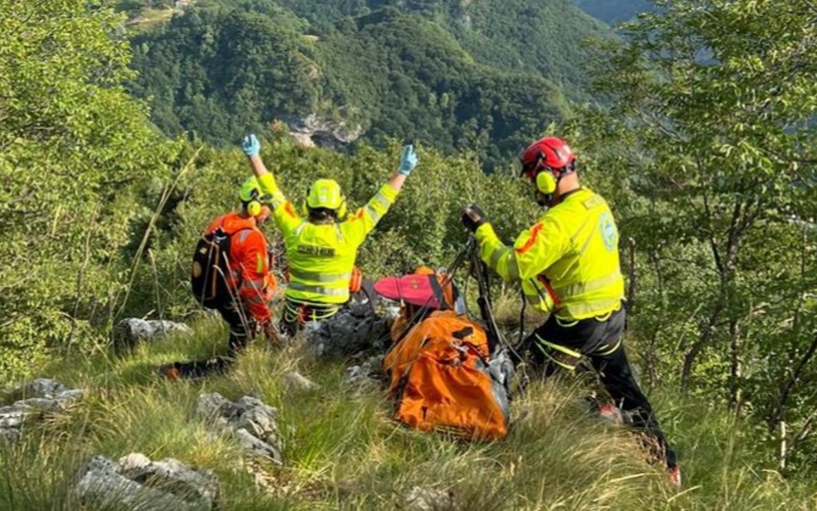 Escursionista 76enne soccorso