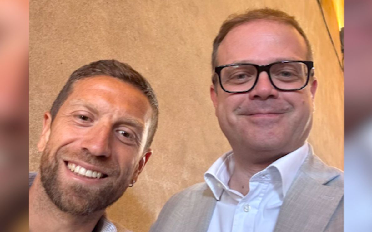 Selfie col Papu per Giacinti