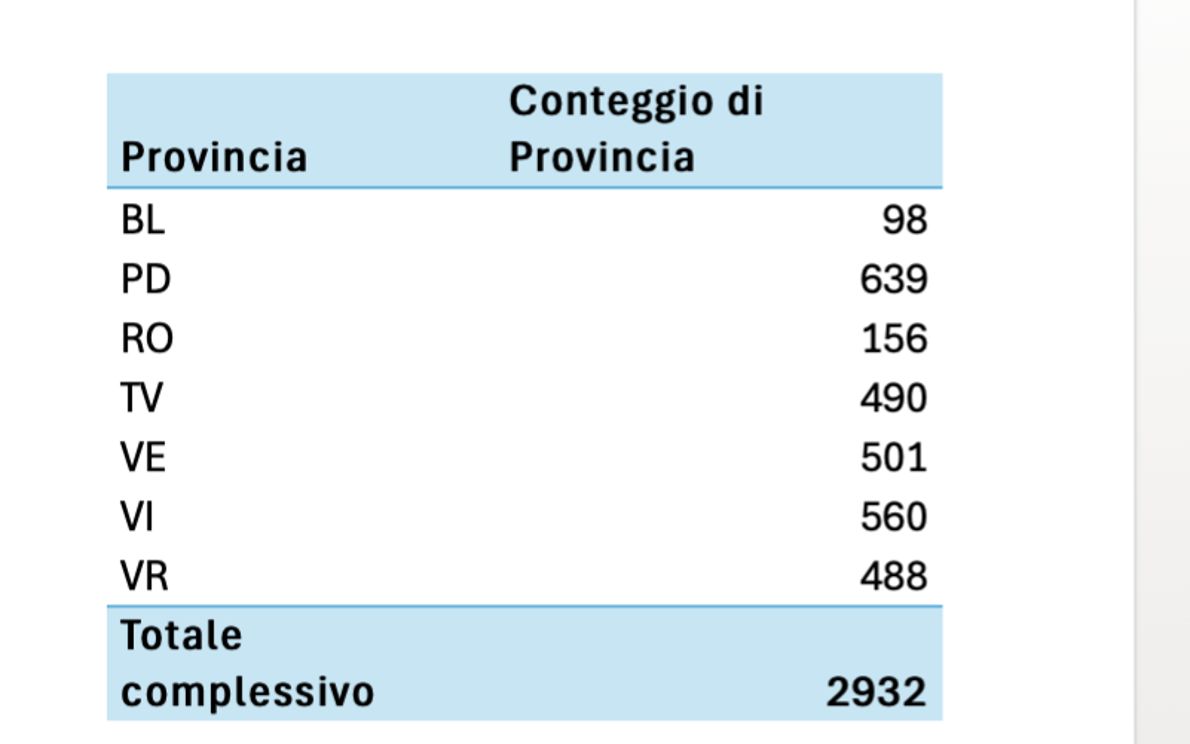 I docenti assegnati