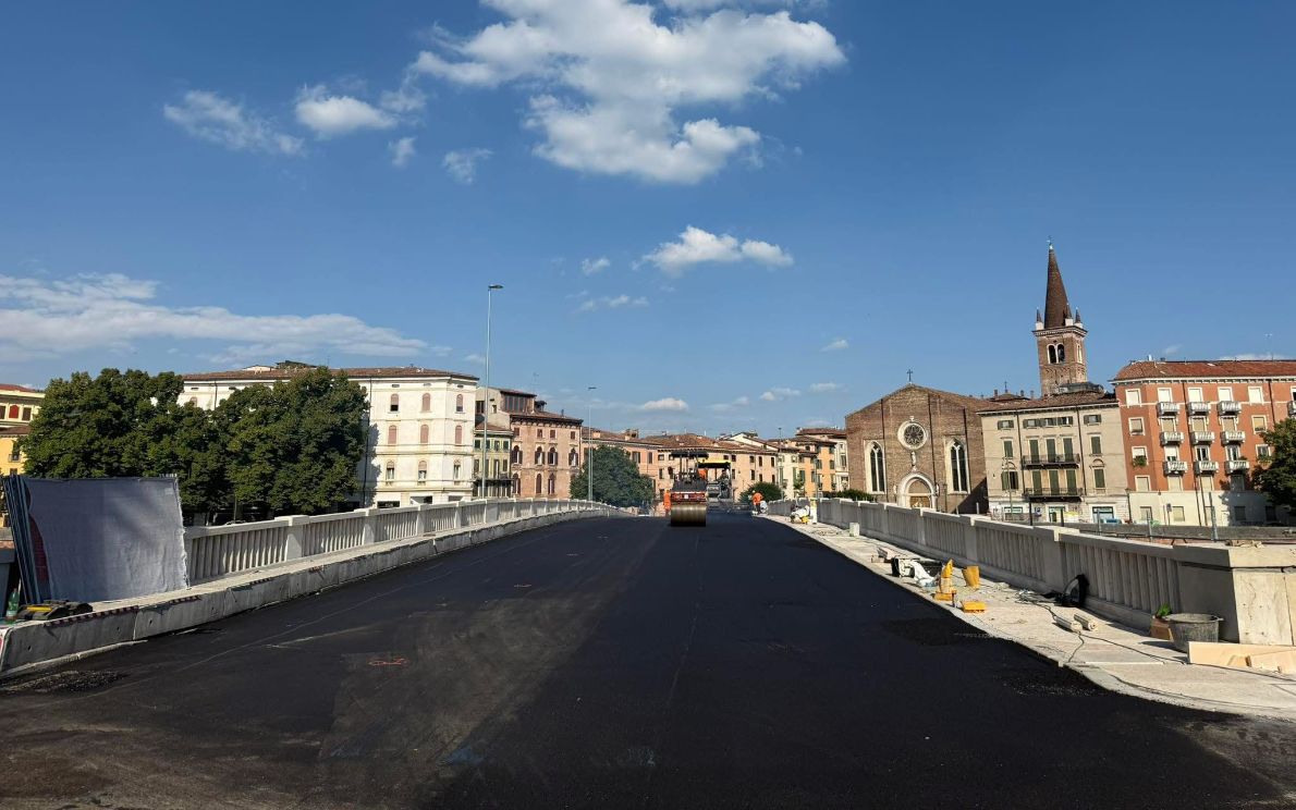 Ponte Nuovo asfaltato