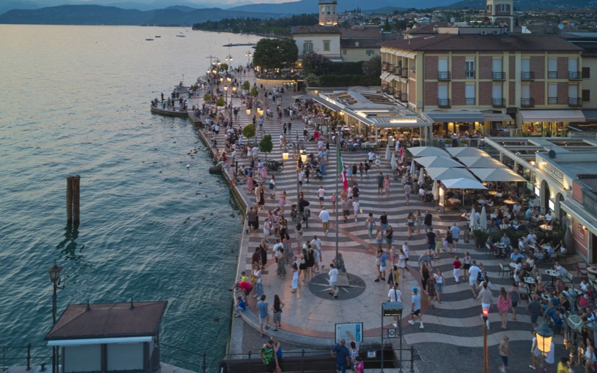 Lago di Garda, turisti