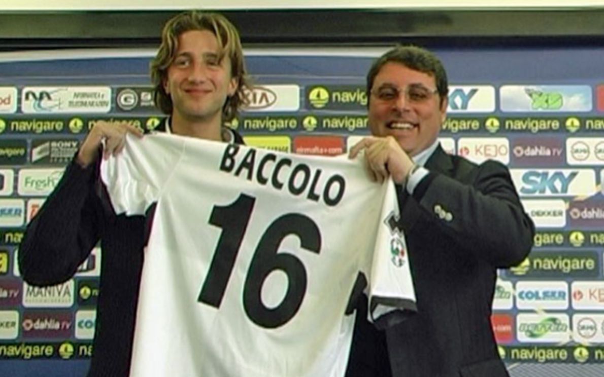 Baccolo con la maglia del Parma (foto SportParma)
