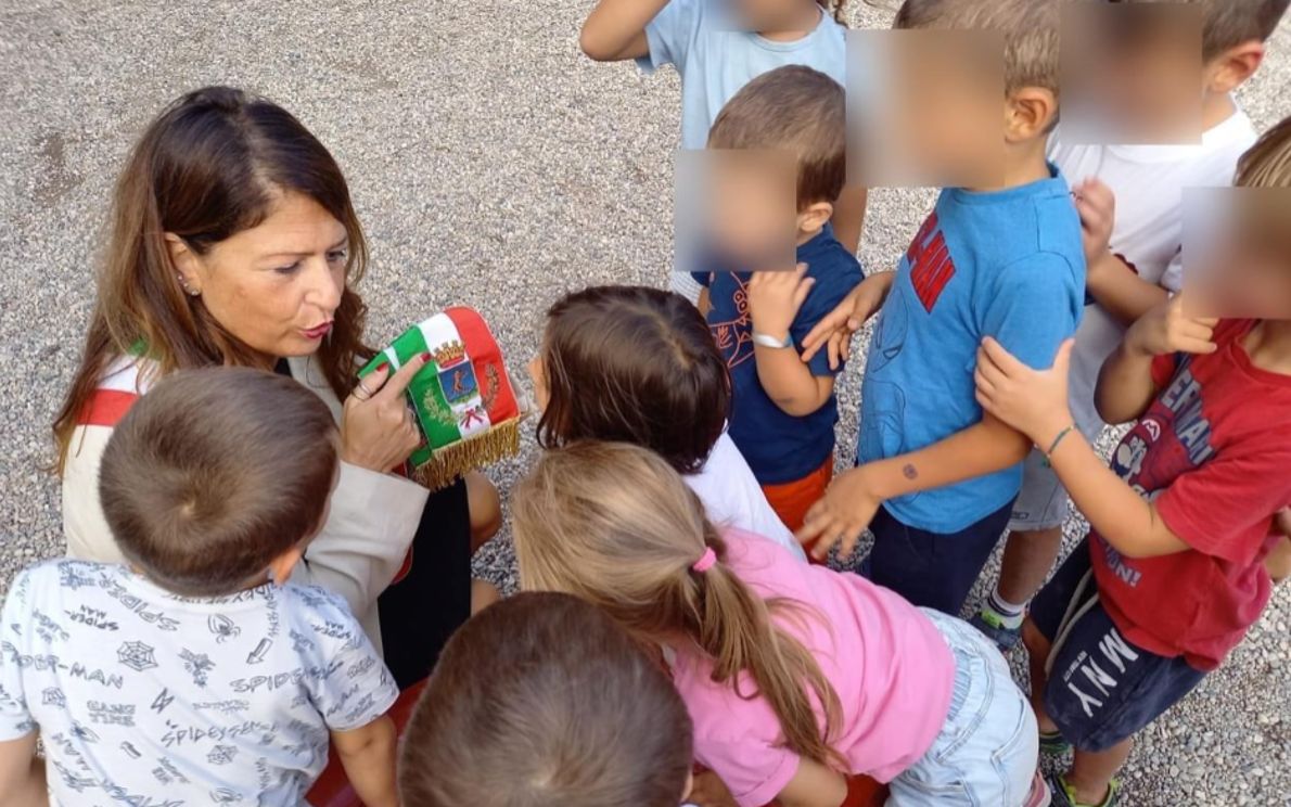 Lupatoto, assessore Lerin con i bambini