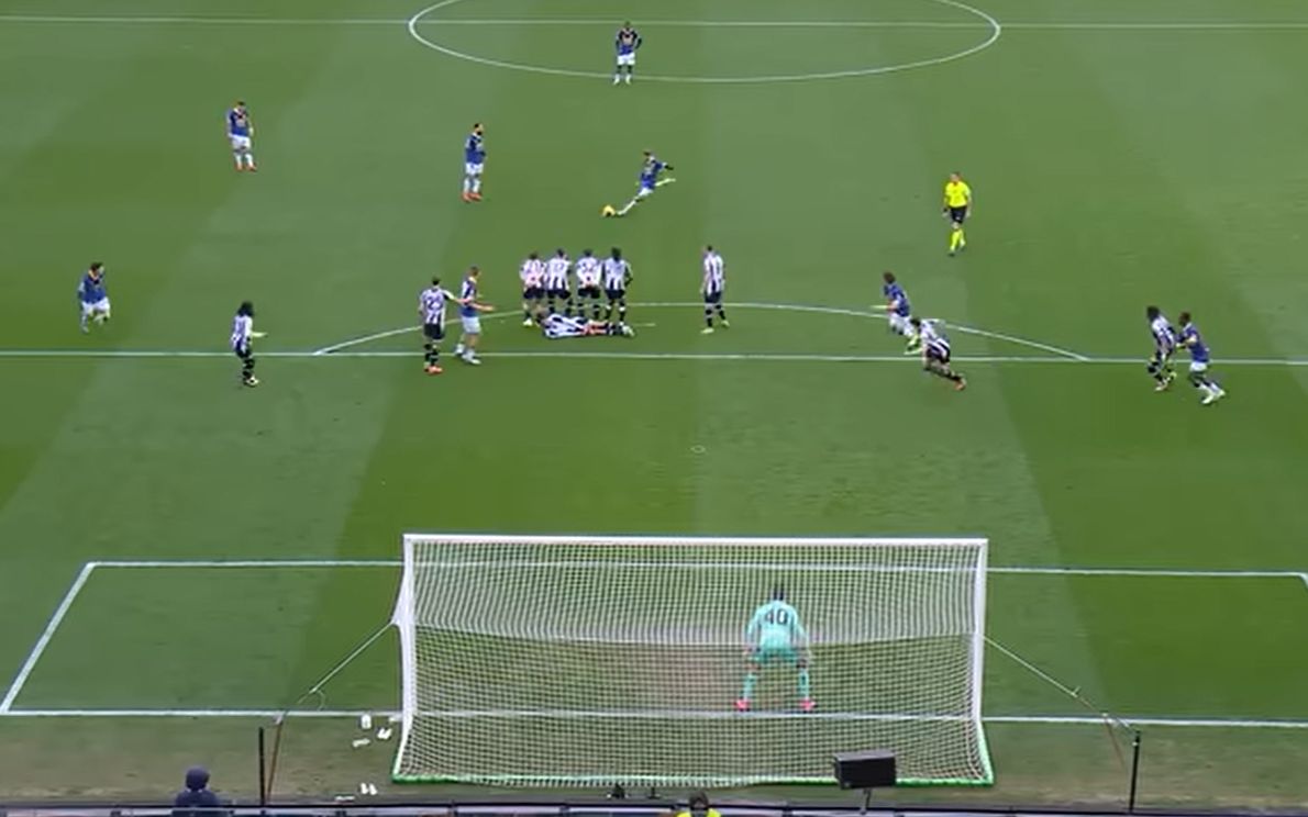 gol Duda, foto youtube da DAZN