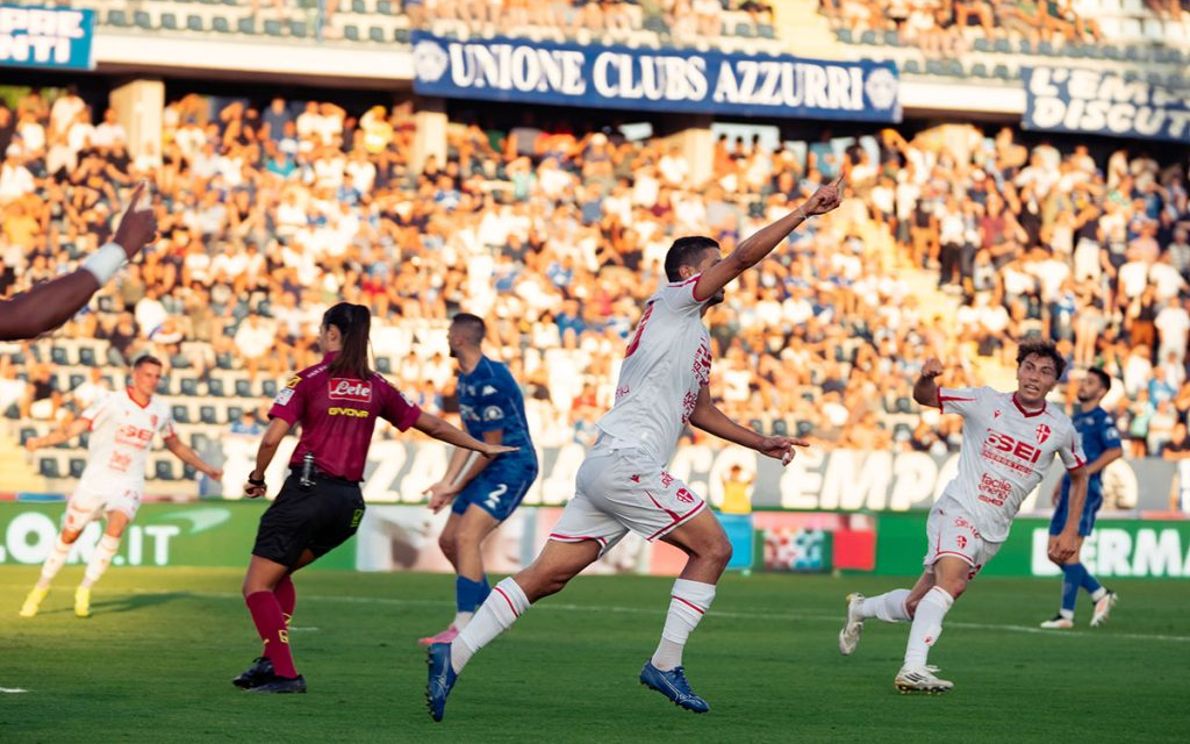 Il Padova a Empoli (foto Boggian)