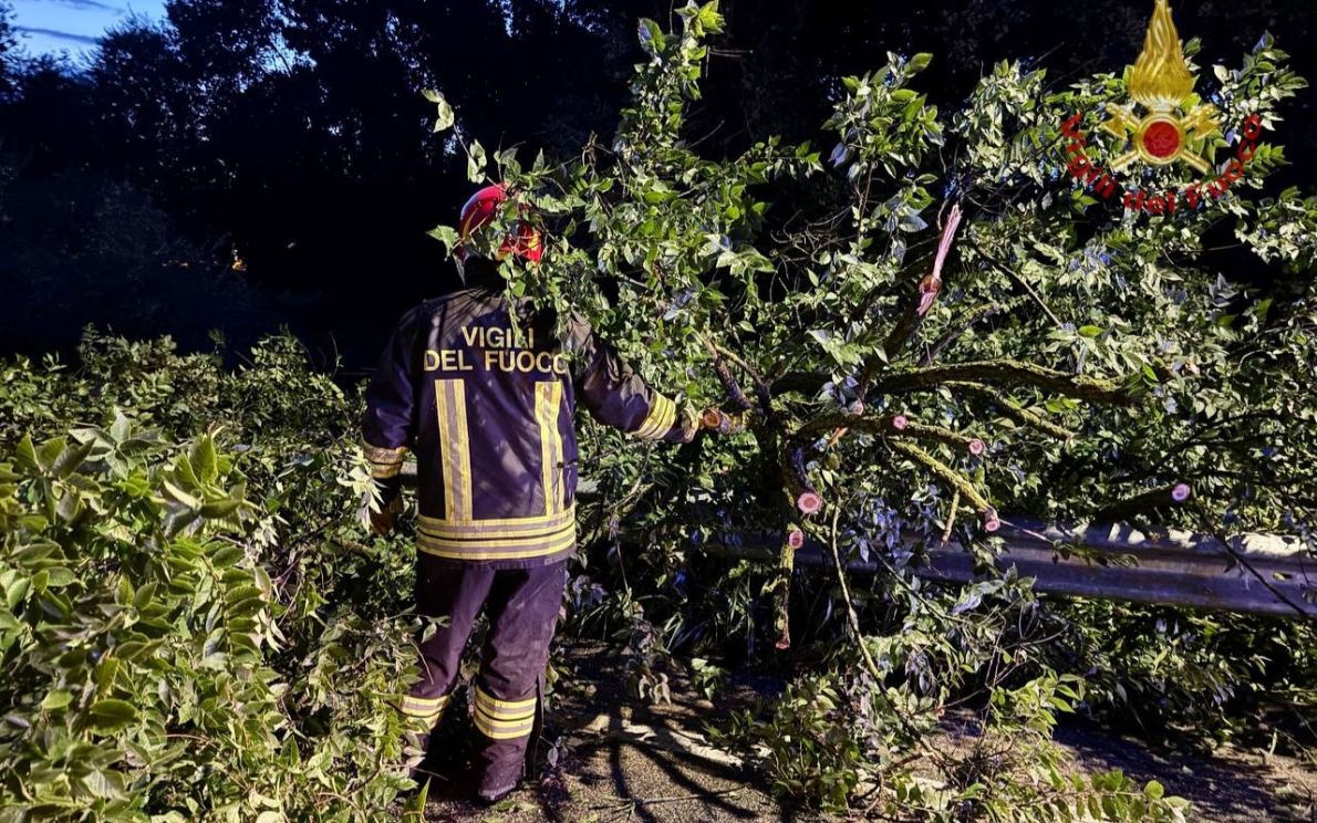 Maltempo, intervento dei Vigili del fuoco