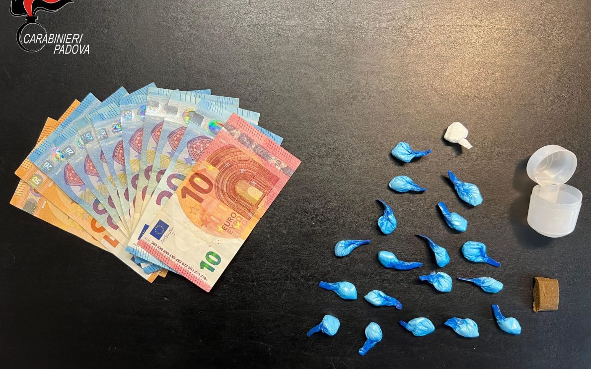 Soldi e cocaina sequestrati dai carabinieri