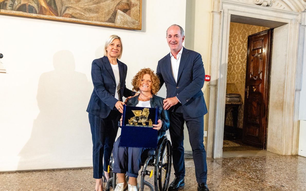 Leone di Vetro a Francesca Porcellato