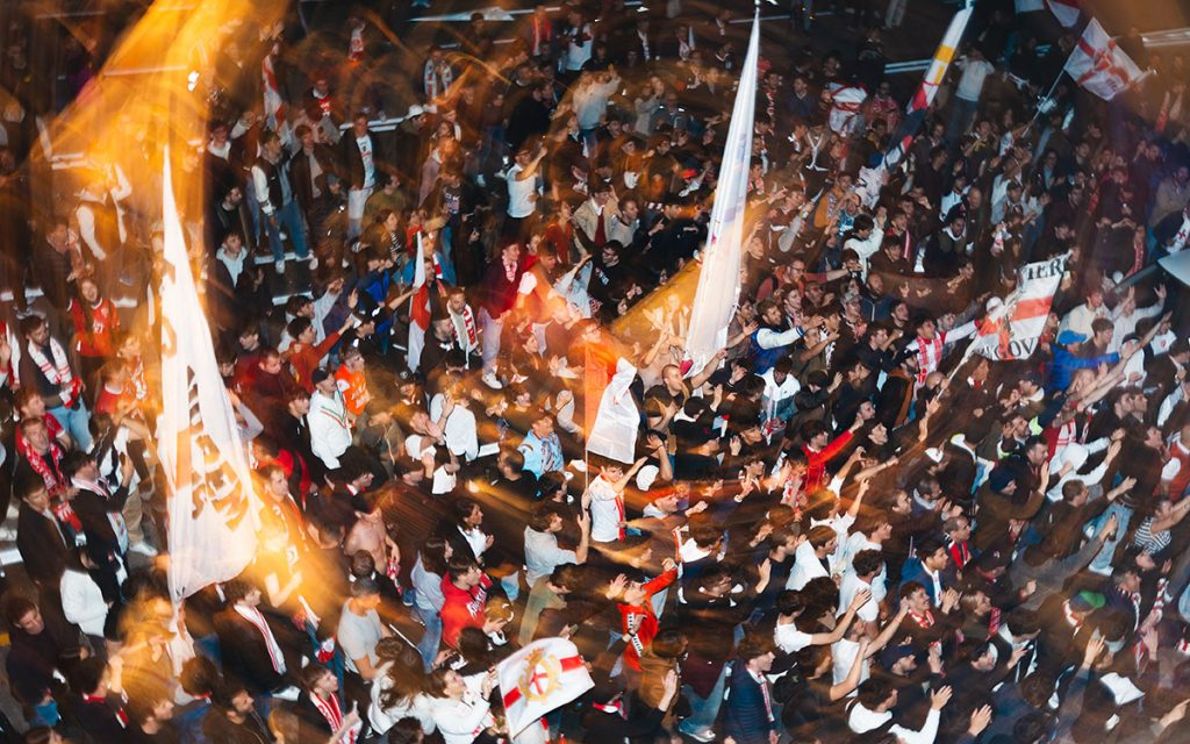 Tifosi del Padova all’Ex Foro