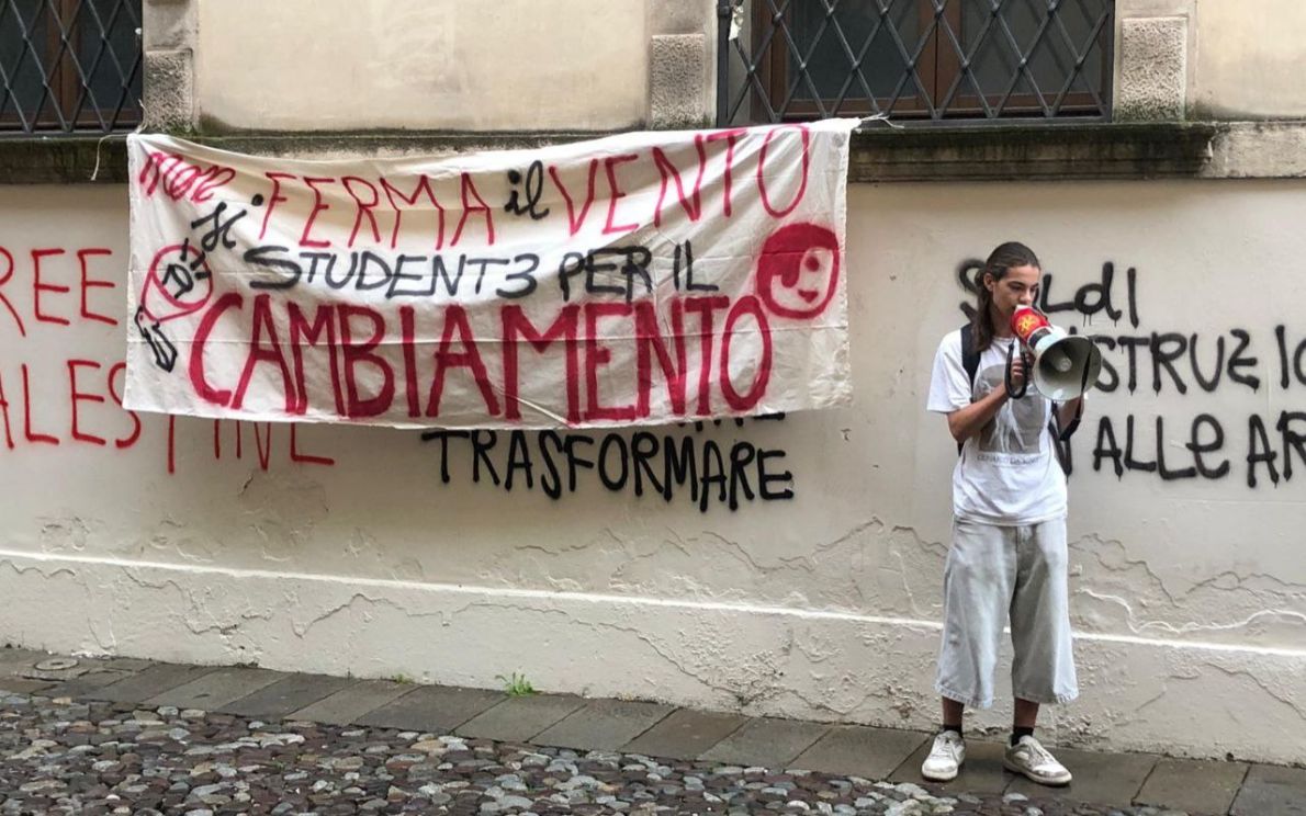 Protesta Rete degli studenti Medi