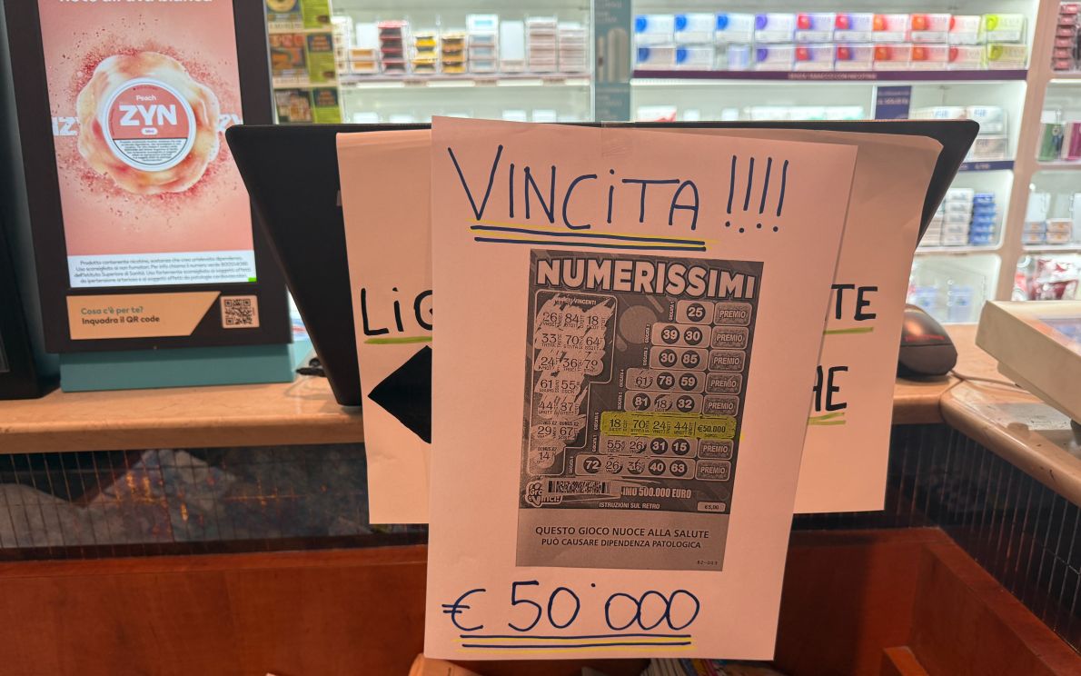 Vincita al gratta e vinci