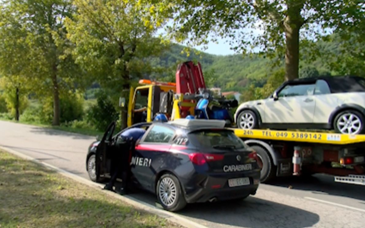 Auto e moto coinvolti nell’incidente a Montegrotto