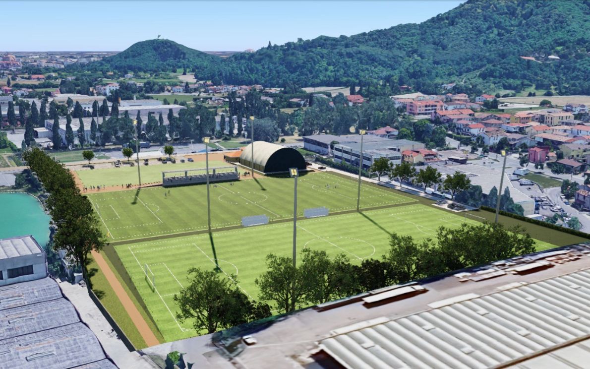 Nuovo centro sportivo a Montegrotto
