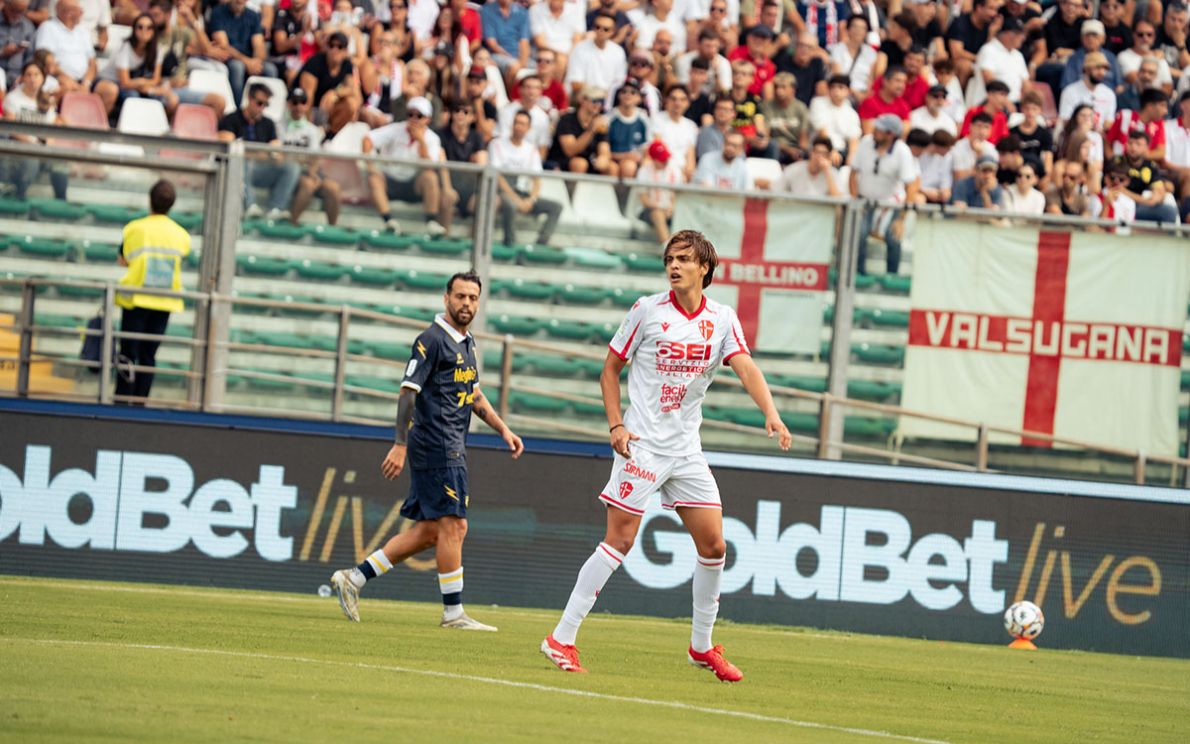 Harder in Padova-Frosinone (foto Boggian)